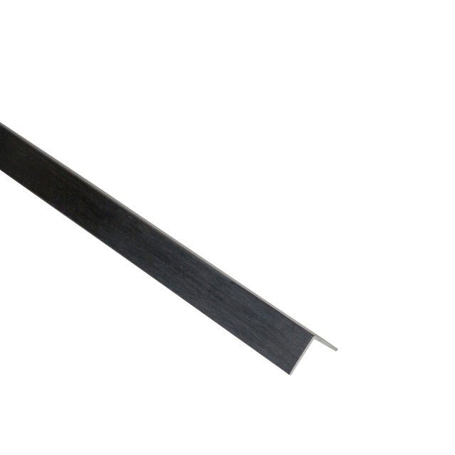 Kątownik aluminiowy czarny szczotkowany 15x15x1mm 2.5m