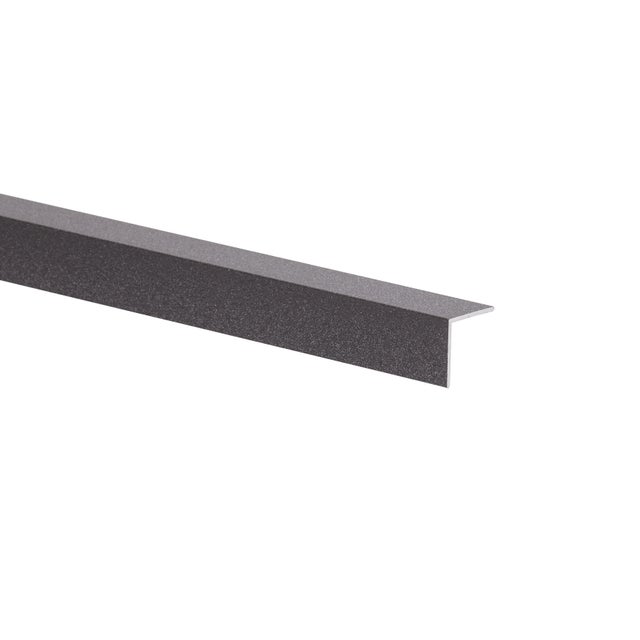 Kątownik alumioniowy ciemnoszary 15x15x1mm 1m 