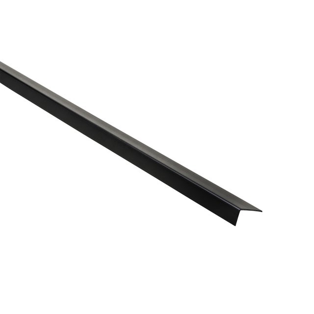 Kątownik PCV czarny 20x10x1.1mm 2.6m