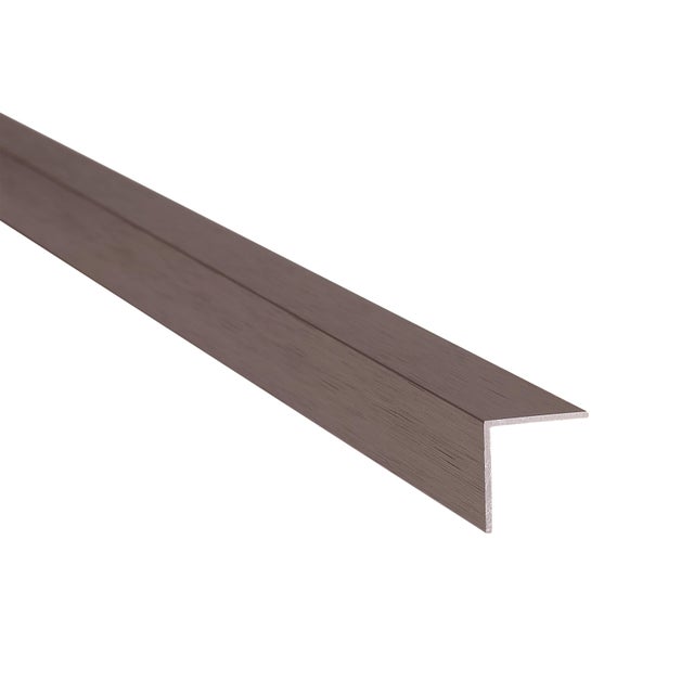 Kątownik aluminiowy tytan szczotkowany 15x15x1mm 2.6m 