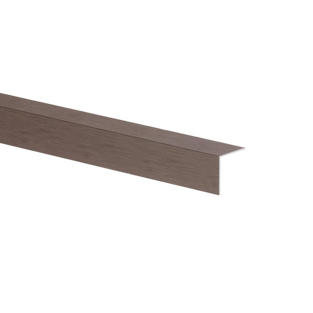 Kątownik aluminowy tytan szczotkowany 20x20x1mm 1m