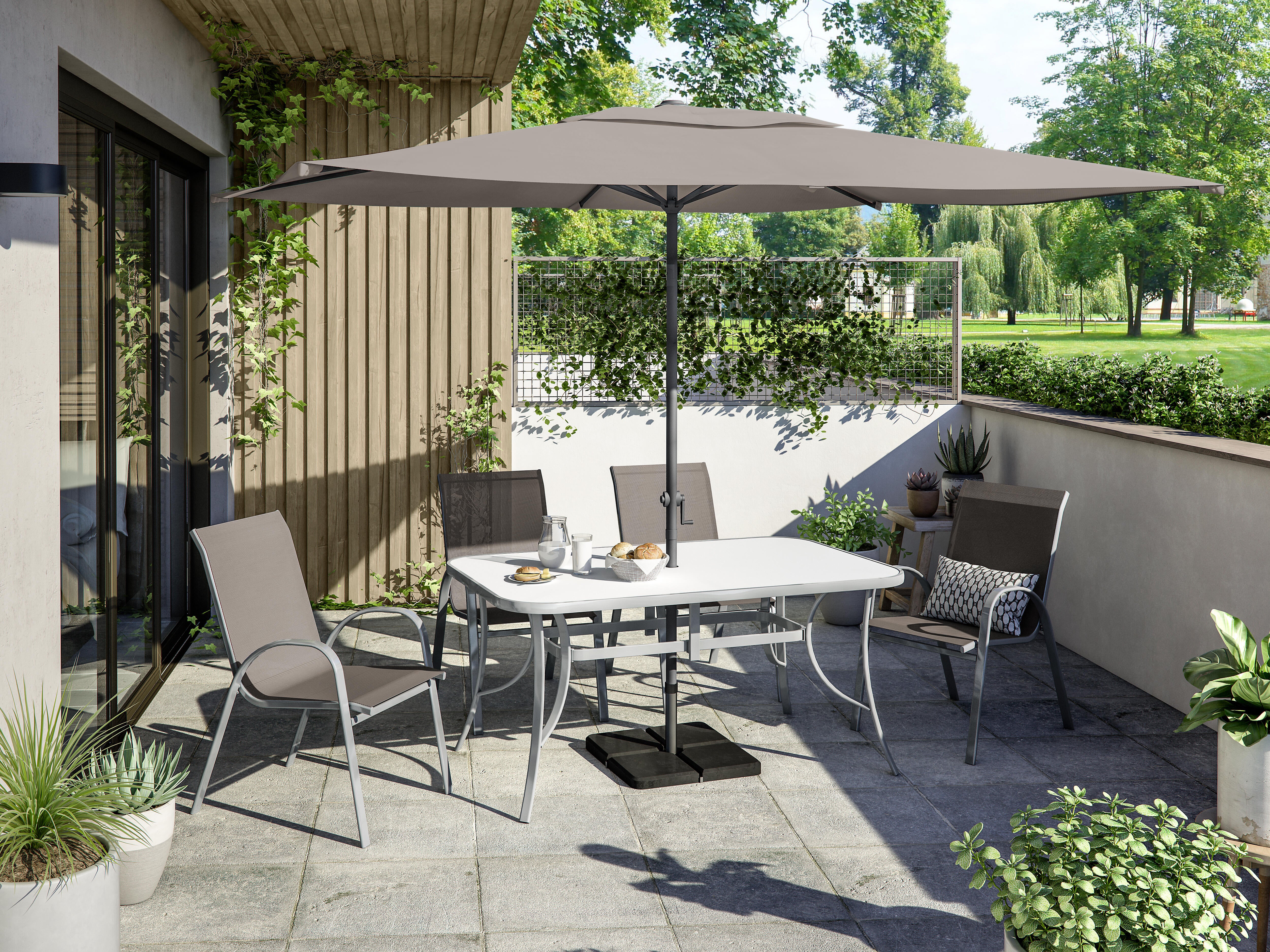 Chapéu de sol POLAR 200X300 160GR CASTANHO - 5