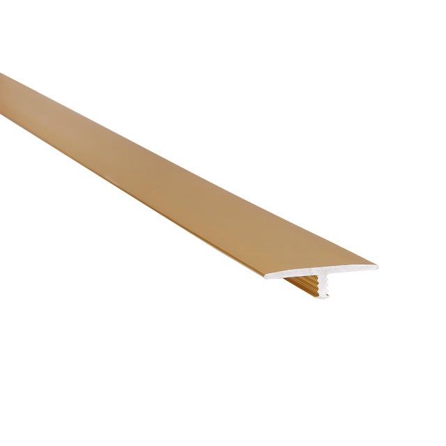 Kształtownik aluminiowy złoty 29x8x2mm 2m 