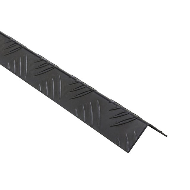 Kątownik schodowy aluminiowy czarny 30x30x1.5mm 2.5m