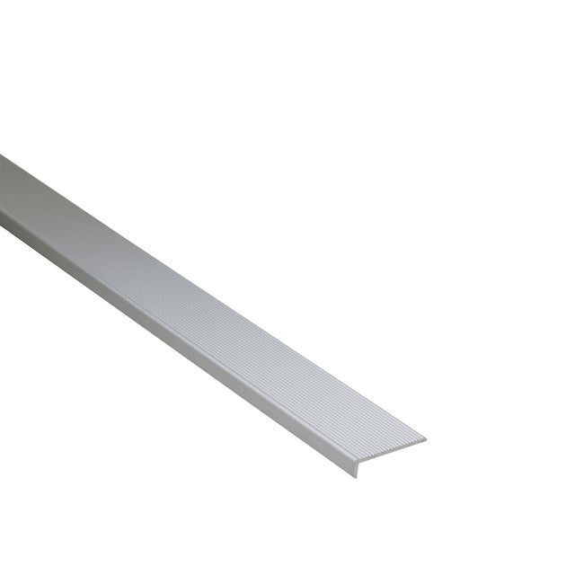 Kątownik schodowy aluminiowy srebrny 25x6x1.5mm 1m 
