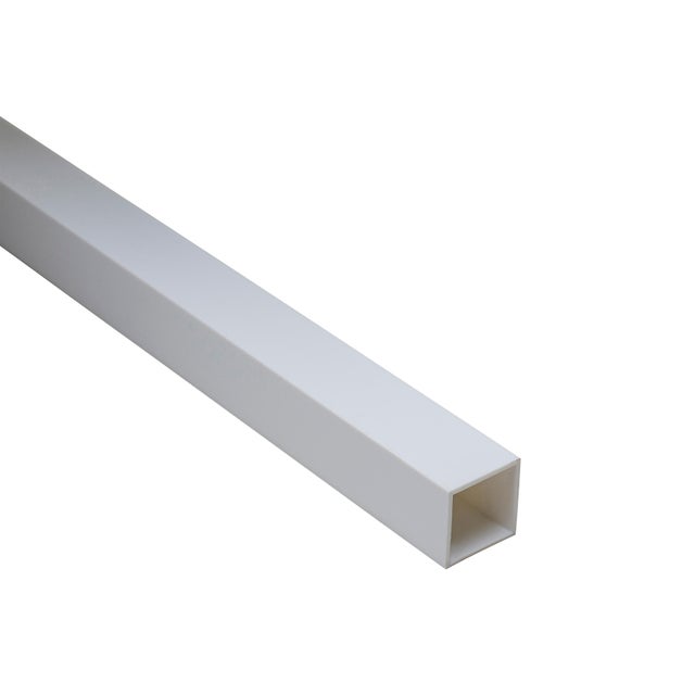 Rurka PCV biała 20x20x1.2mm 1m