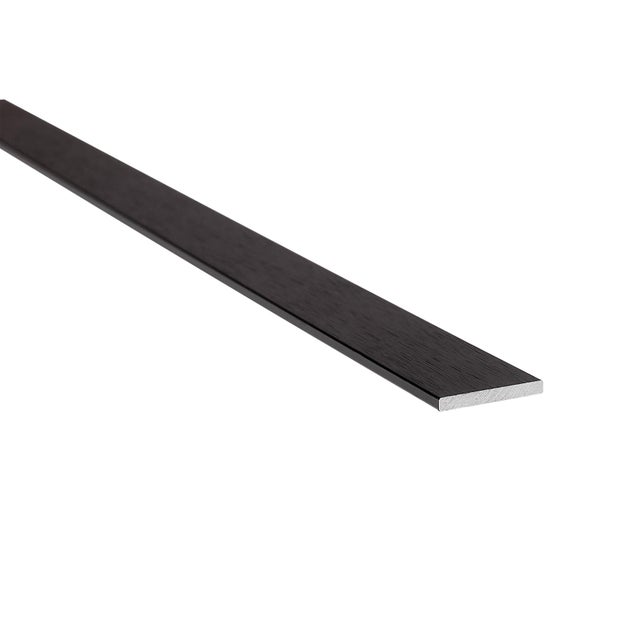 Płaskownik aluminiowy czarny 15x2mm 2.6m