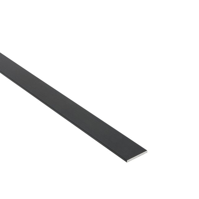 Płaskownik aluminiowy czarny 20x2mm 1m