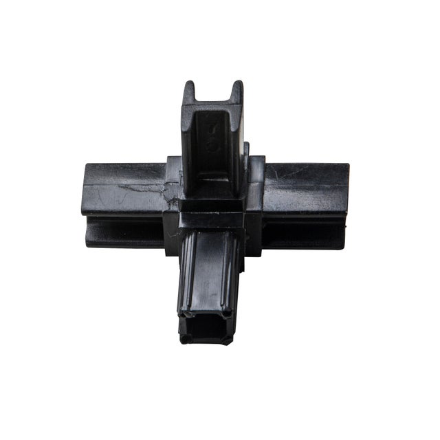 Łącznik X do RC20 czarny (20x20x1.2mm)