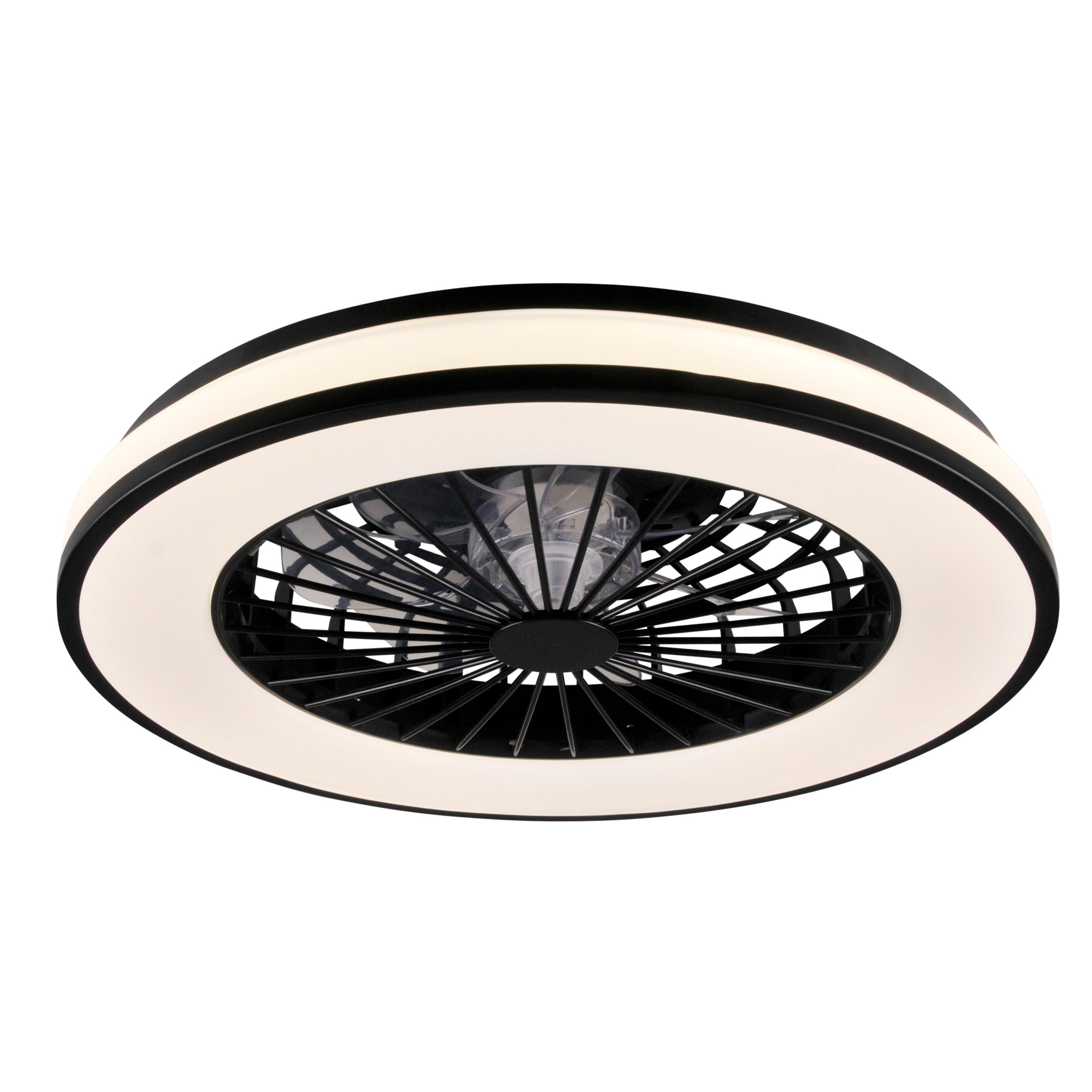 Plafon LED Kenya 48W 5300 lm IP20 z wentylatorem, czarny - 3