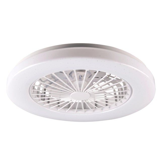 Plafon LED Libya 48W 5300 lm IP20 z wentylatorem, biały