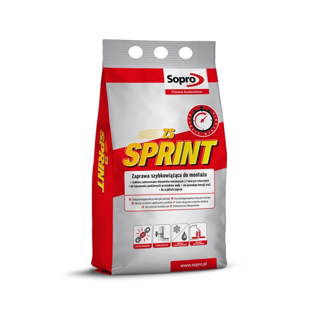 Zaprawa montażowa Sopro ZS Sprint 5 kg