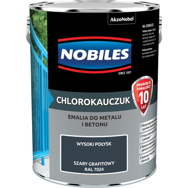 Chlorokauczuk Grafitowy 5L