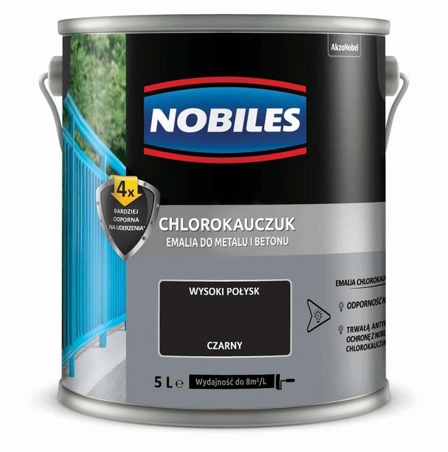 Chlorokauczuk Czarny 5L