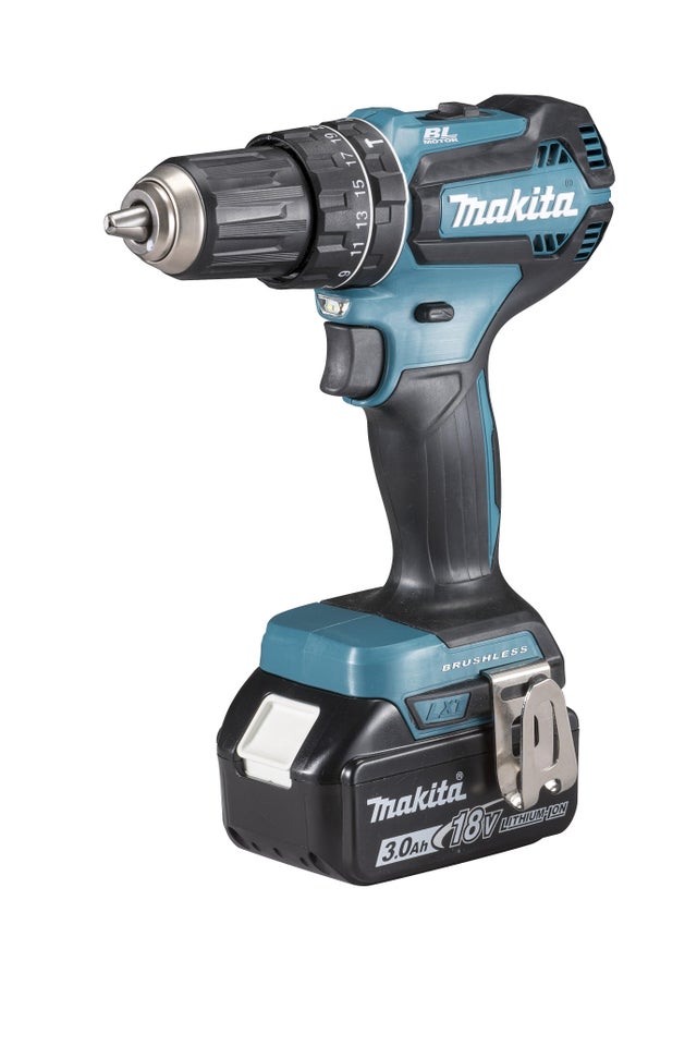 Wiertarko-wkrętarka udarowa MAKITA 18V DHP485SFE - 2x3Ah w zestawie
