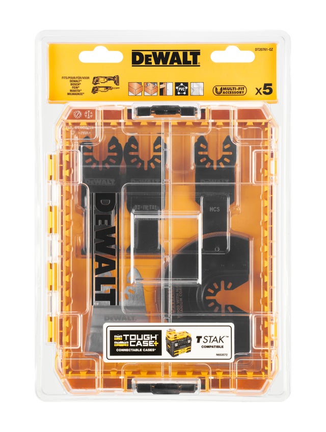 Zestaw tarcz DeWalt do wielofunkcyjnego urządzenia oscylacyjnego - 5szt.