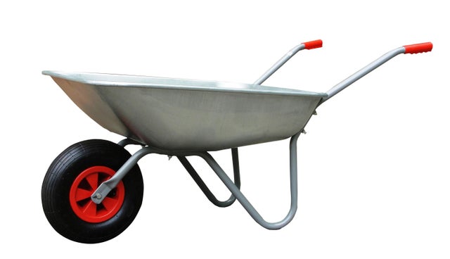 Taczka budowlana, poj. 80 l, waga: ok. 8 kg, gr. blachy: 0,6mm