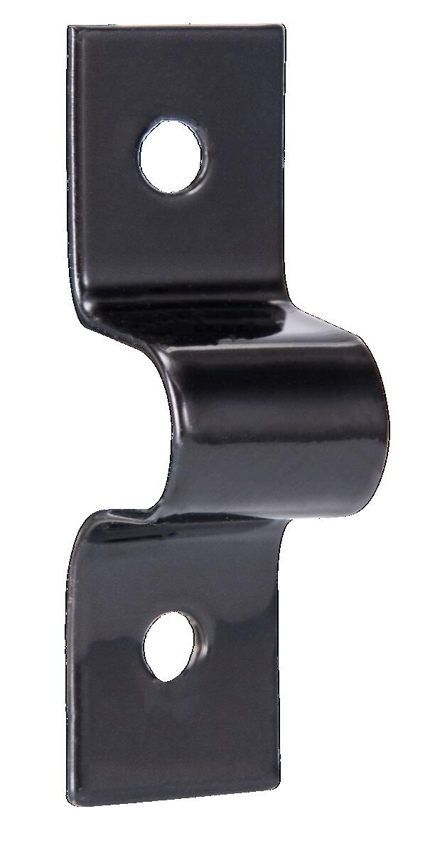 Obejma czarna, 11x16x54 mm 