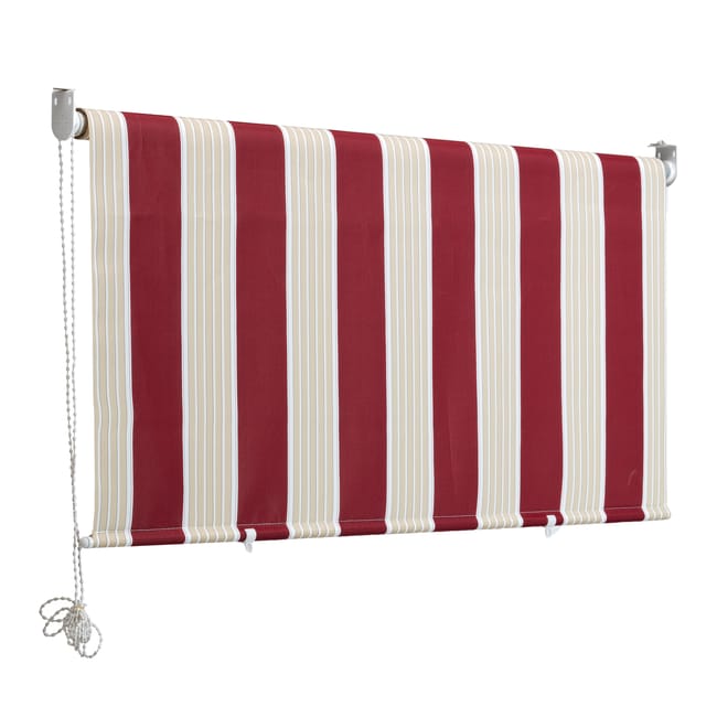 Tenda Da Sole DEMONA 150x250cm - Per Balcone, Veranda E Giardino, Colore Bordeaux - Foto 3