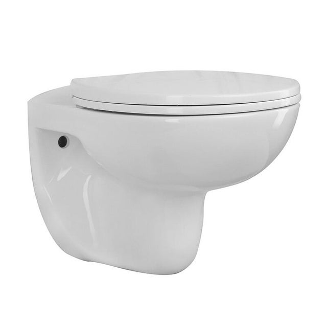 Miska WC wisząca Aveeo Eko biała z deską wolnoopadającą