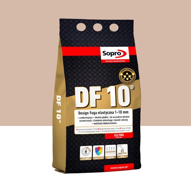 Fuga elastyczna Sopro DF 10 BEŻ 32 4kg