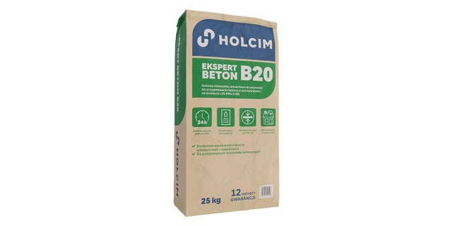 Gotowa sucha mieszanka Beton Ekspert B20 Holcim 25 kg