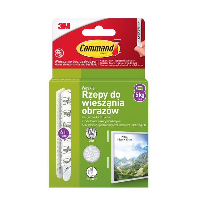 Rzepy Command do wieszania obrazów 8 szt. 