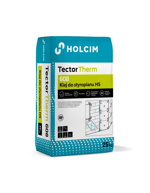 Zaprawa klejąca do styropianu 608 HS TectorTherm 25 kg