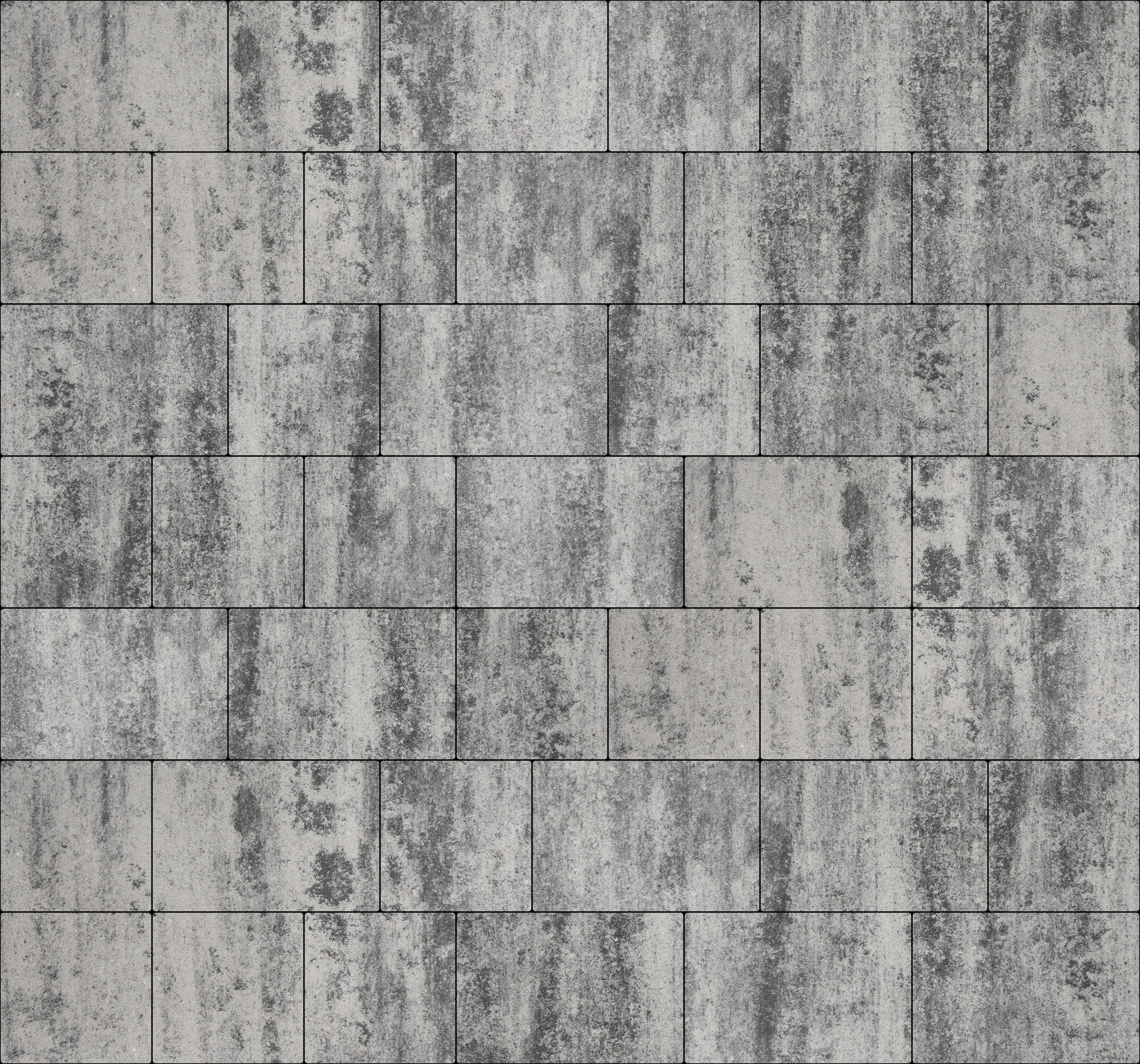 Kostka brukowa K-28, gr. 6 cm, czarno-szara, 10,8 m2/pal,  Kamal