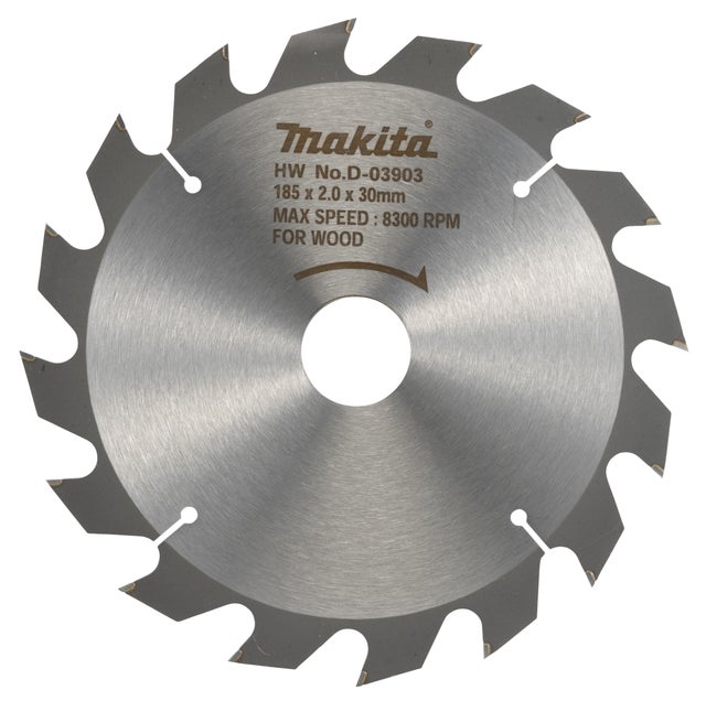 Tarcza tnąca do drewna MAKITA 185x30 mm, 16 zębów