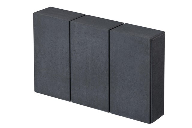 Palisada Nicea czarna, 50x28x8 cm, Brukdom 