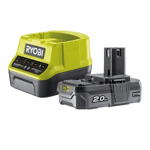 Trapano Avvitatore Ryobi 18V ONE+ - Percussione, 2 Batterie Incluse (2.0Ah E 4.0Ah), LED