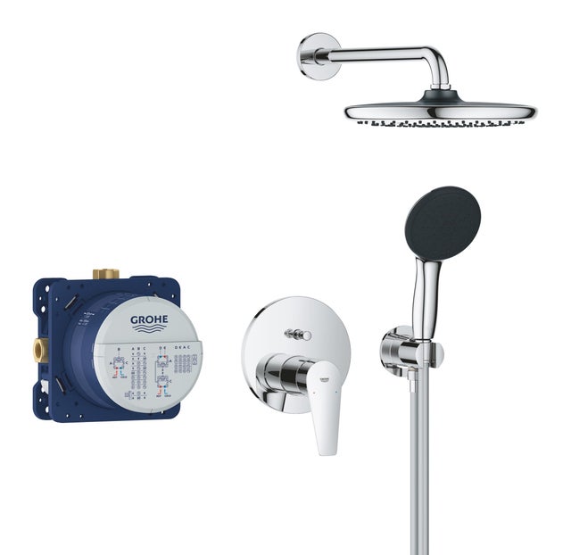 Zestaw prysznicowy punktowy Grohe Start Edge chrom
