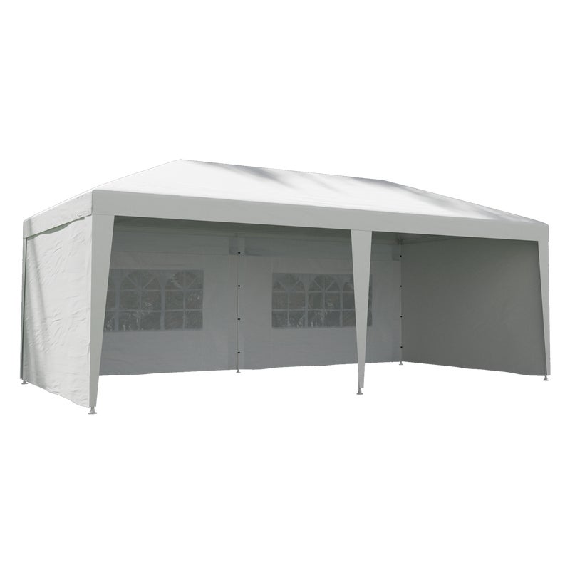 Pawilon/namiot ogrodowy Bruma 595x300x260 cm biały z oknami