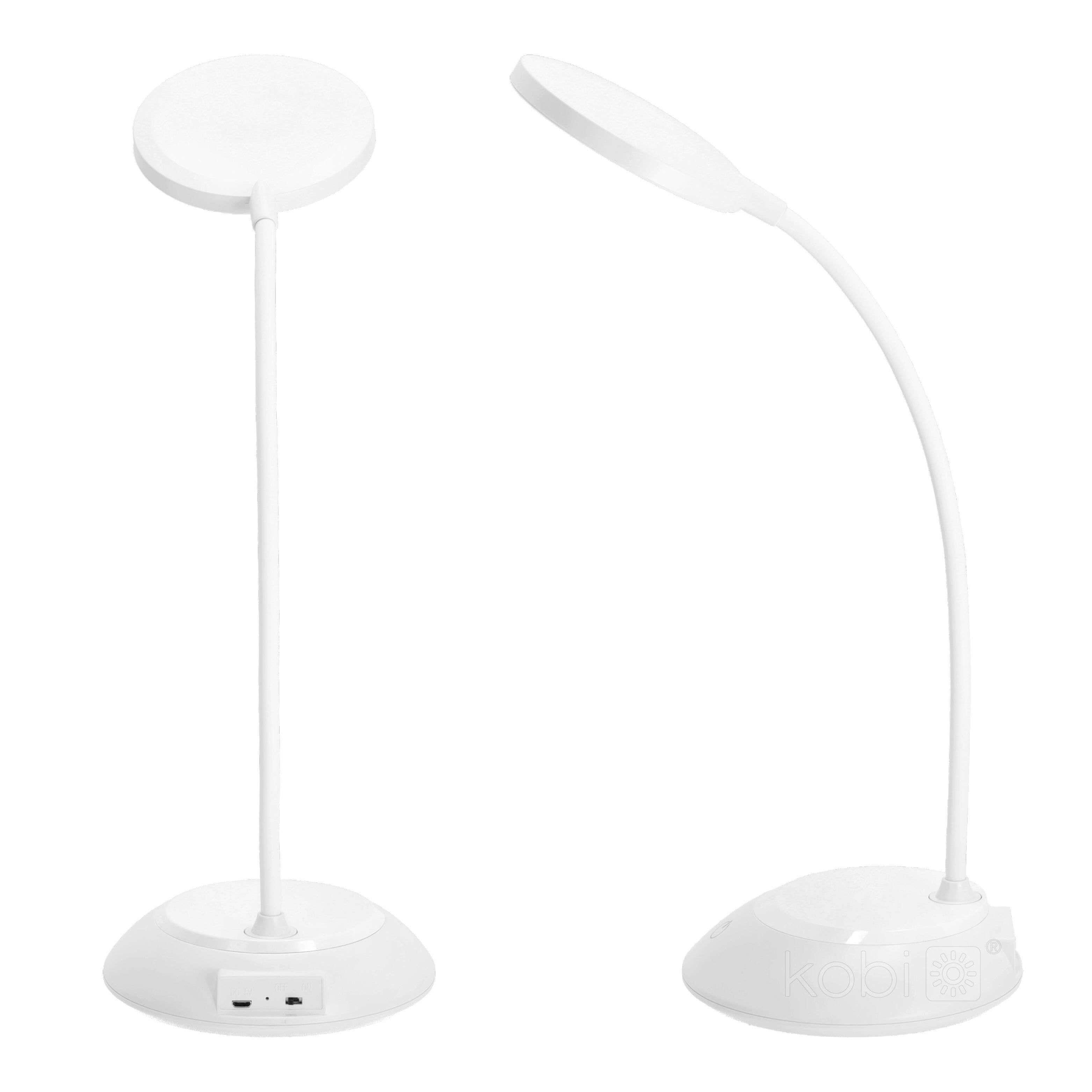 Lampka biurkowa Led Visua Desk 5W 200lm USB-A ściemnialna biała - 3