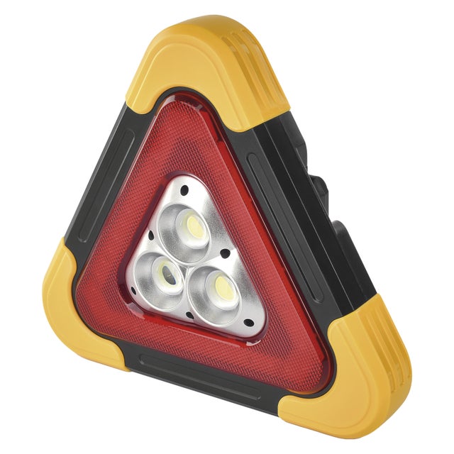 Trójkąt ostrzegawczy akumulatorowy COB LED + RED LED