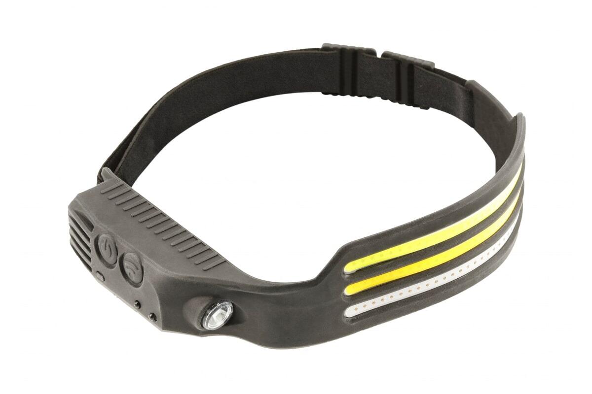 Latarka czołowa COB SMD USB, 10 funkcji - 2