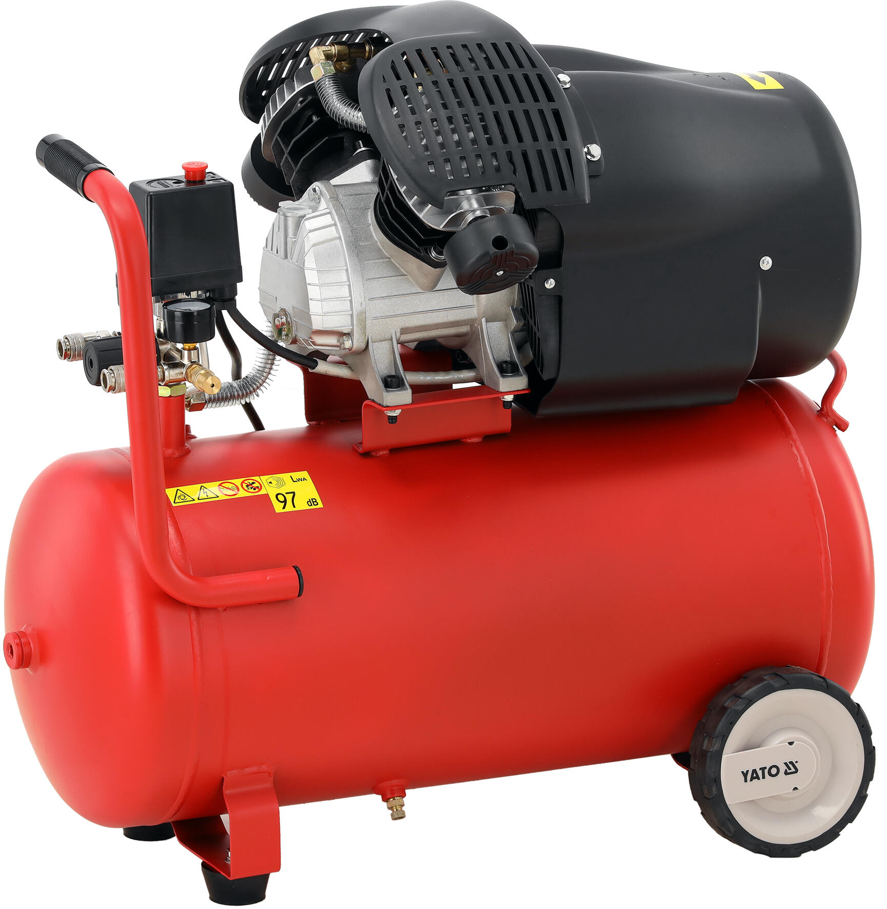 Kompresor olejowy 50 l, 2200 W, YATO YT-23306 - 2