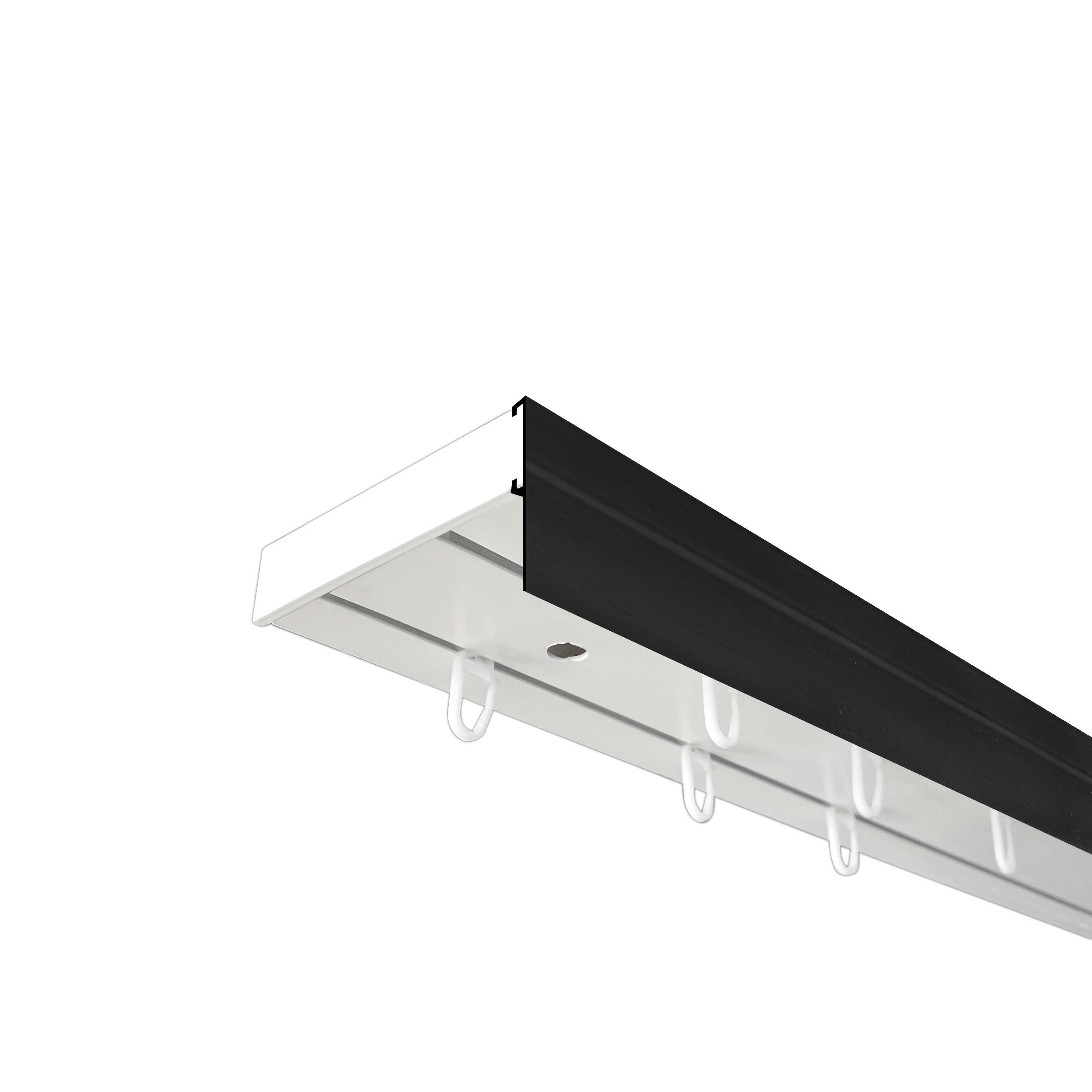 Maskownica czarna do szyn sufitowych 50x300 mm PROLINE 2 - 3