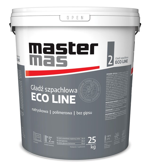 Gładź szpachlowa Eco Line wiadro 25 kg