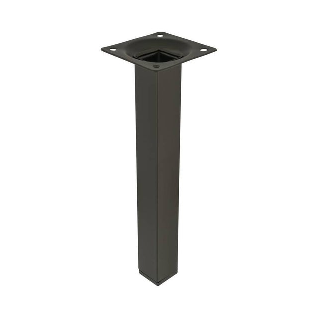 Noga meblowa kwadratowa 20 cm czarna