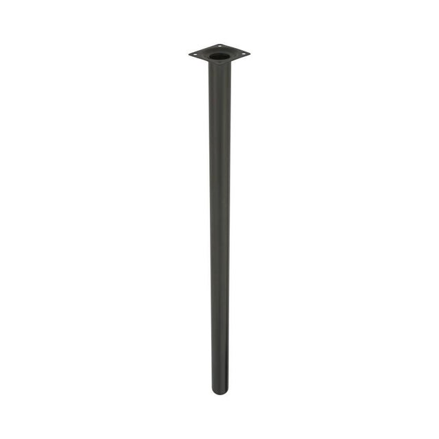 Noga meblowa okrągła 80 cm czarna 