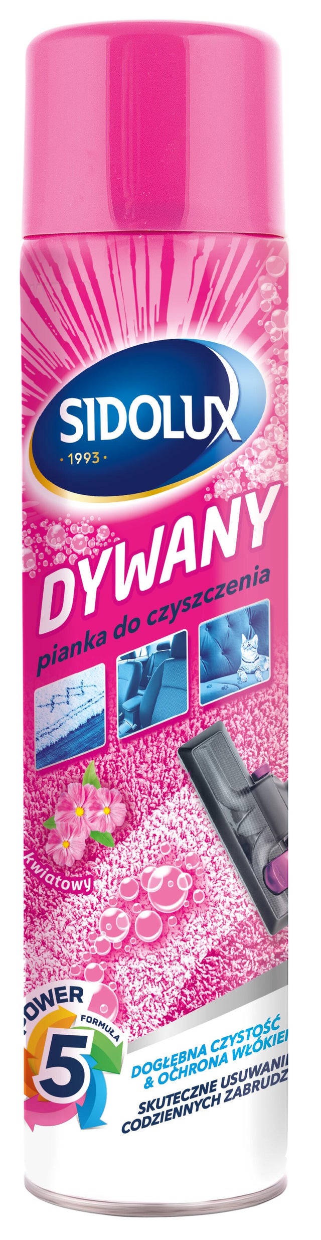 Pianka do czyszczenia dywanów Sidolux 600ml