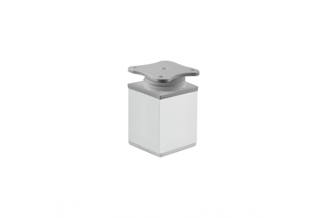Nózka meblowa kwadratowa 60 mm aluminium 