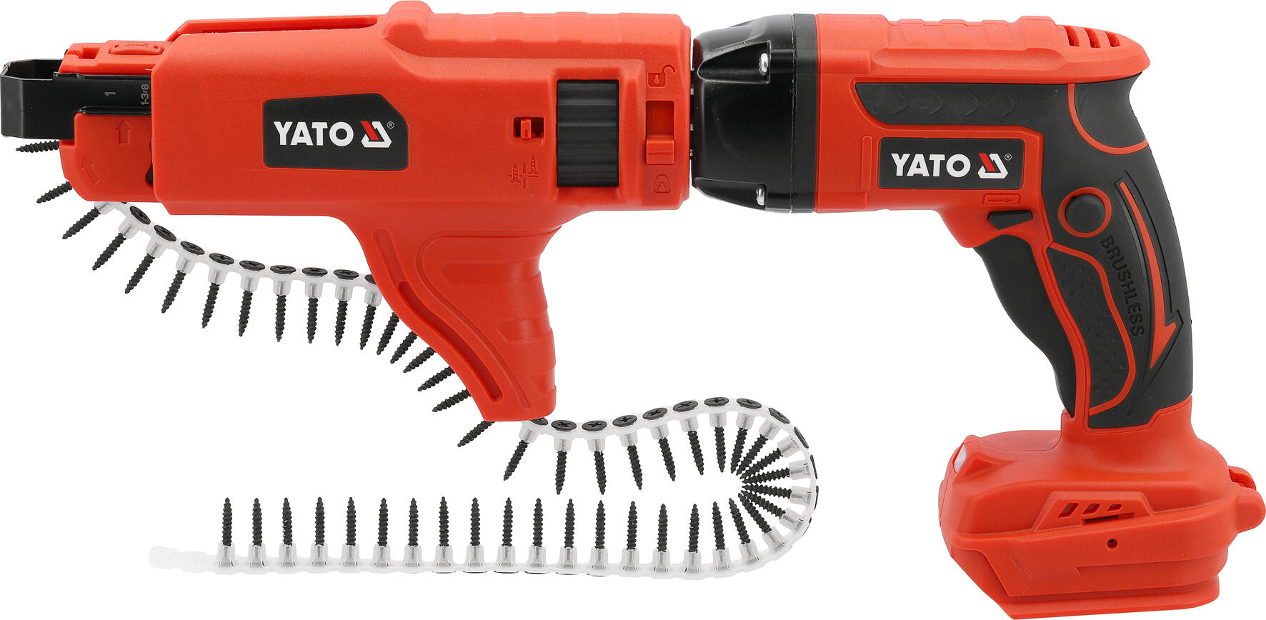 Akumulatorowa wkrętarka taśmowa 18 V, YATO YT-82076 - 2