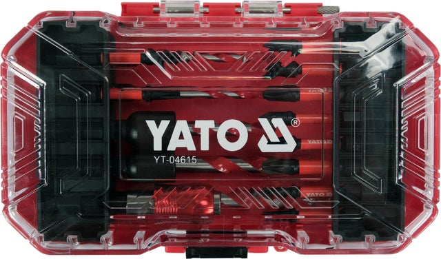 Zestaw udarowych końcówek śrubokrętowych 18 el. YATO  YT-04615