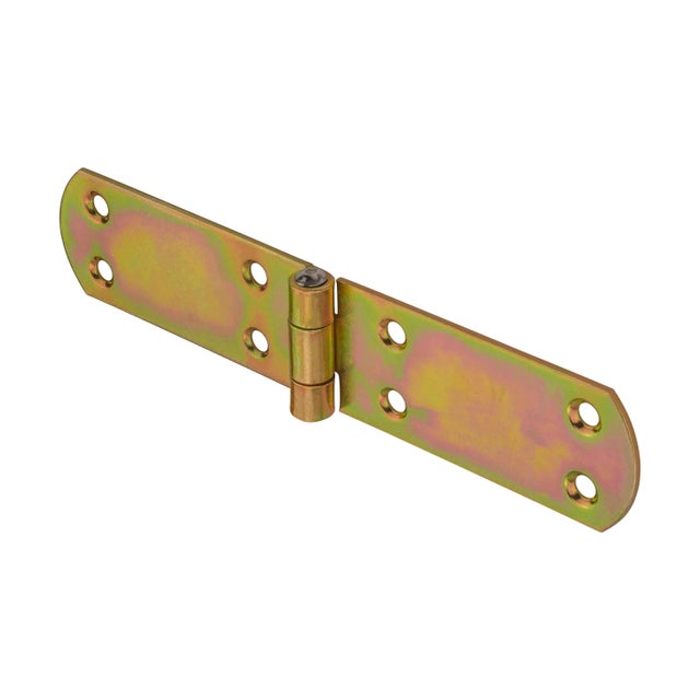 Zawias francuski 180x35 mm ocynk żółty