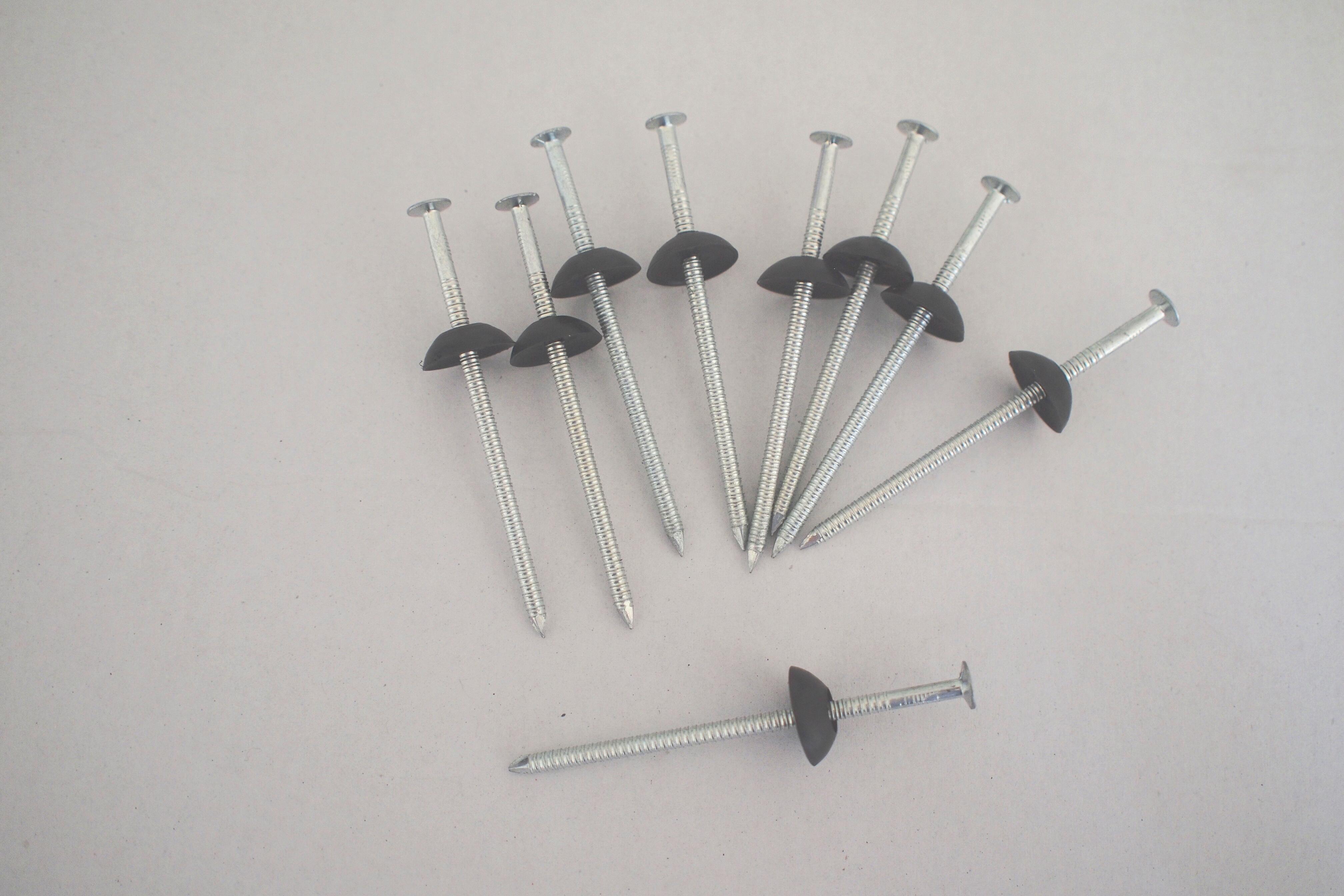 Gwoździe do mocowanie płyt falistych EVO czarne 200 szt.  - 2
