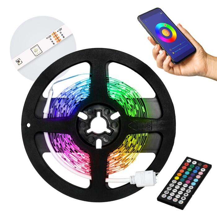 Zestaw taśma RGB Music Play WIFI 12,5W 5m IP20 zasiacz+pilot - 2