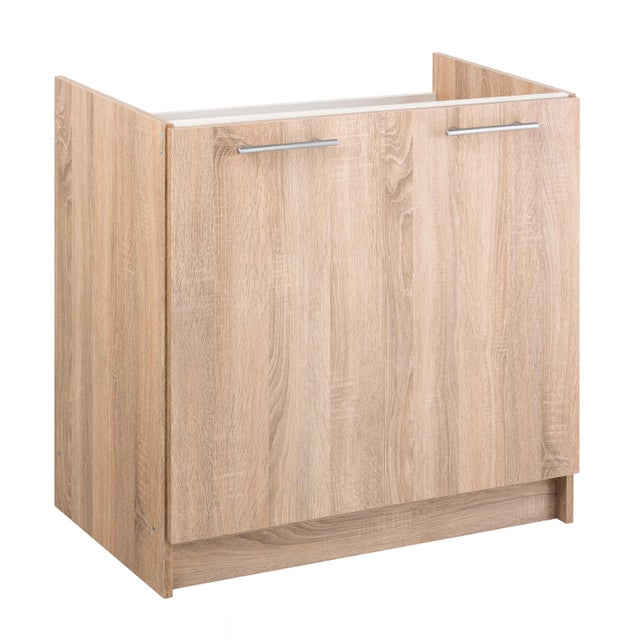 Szafka kuchenna modułowa pod zlew 80 cm dąb sonoma